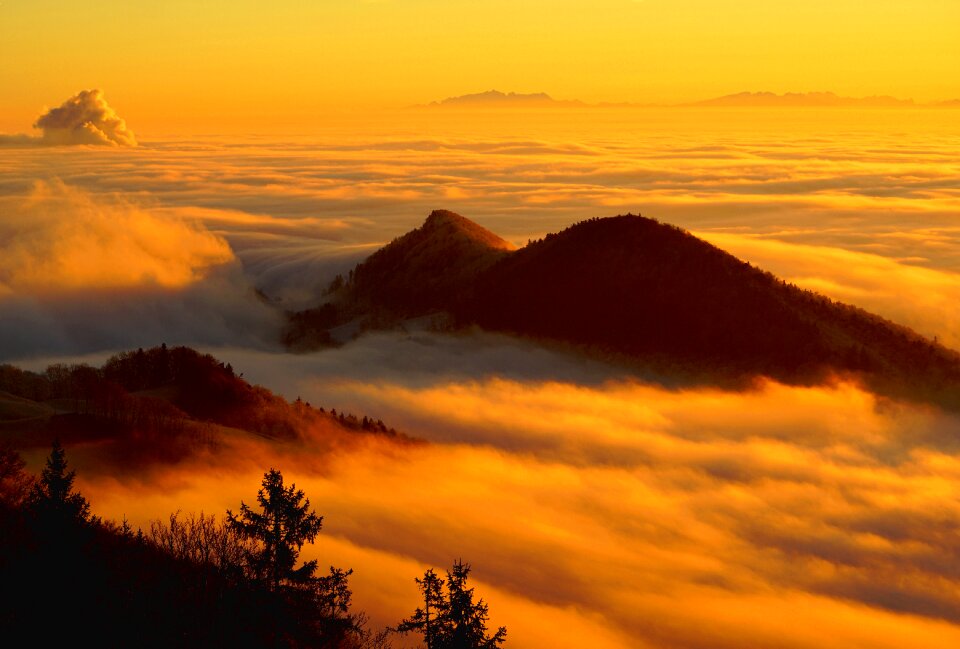 Mountain landscape homberg photo