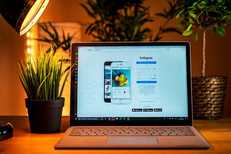 Social media notebook office