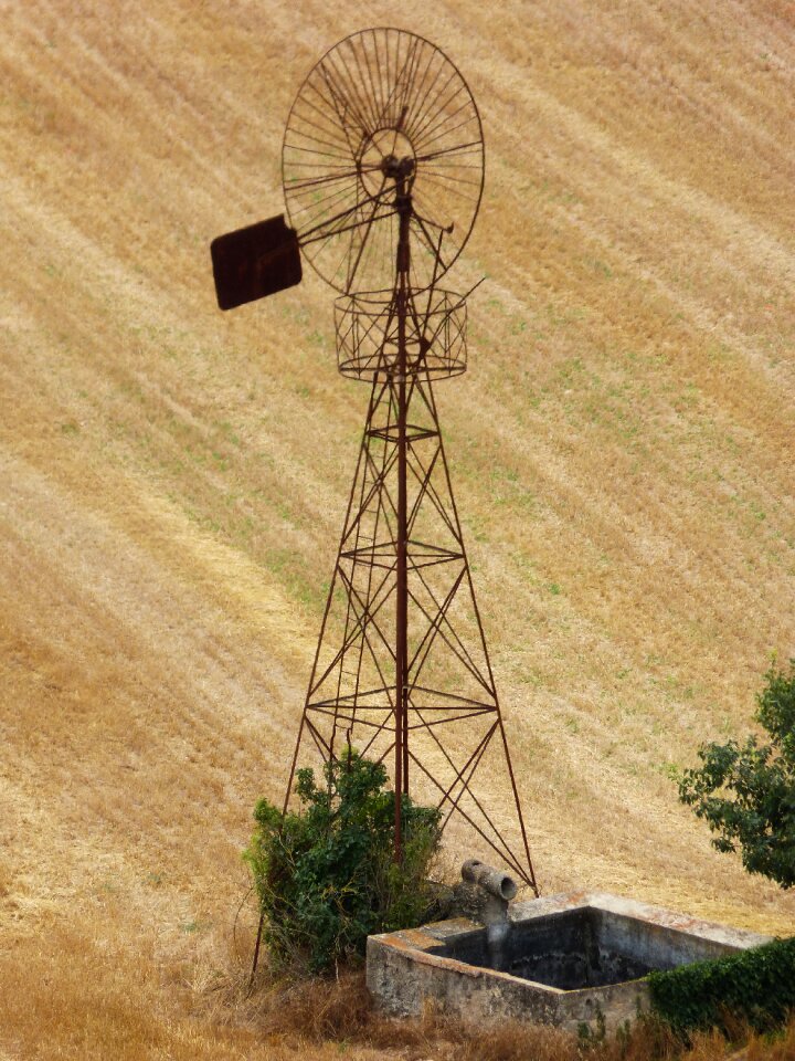 Old abandoned windmill