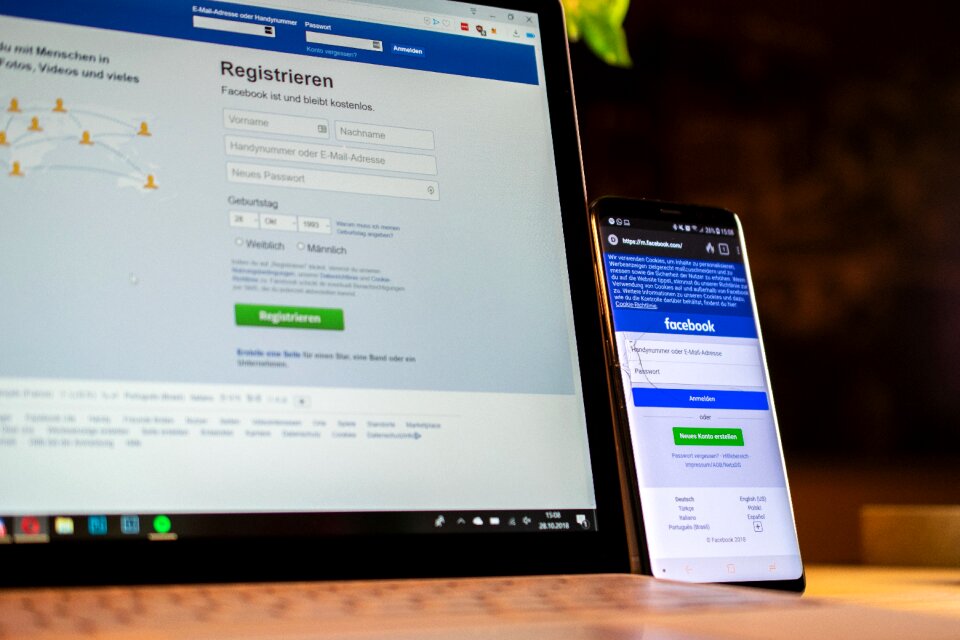 Social media smartphone computer