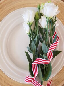 Wood romantic floral