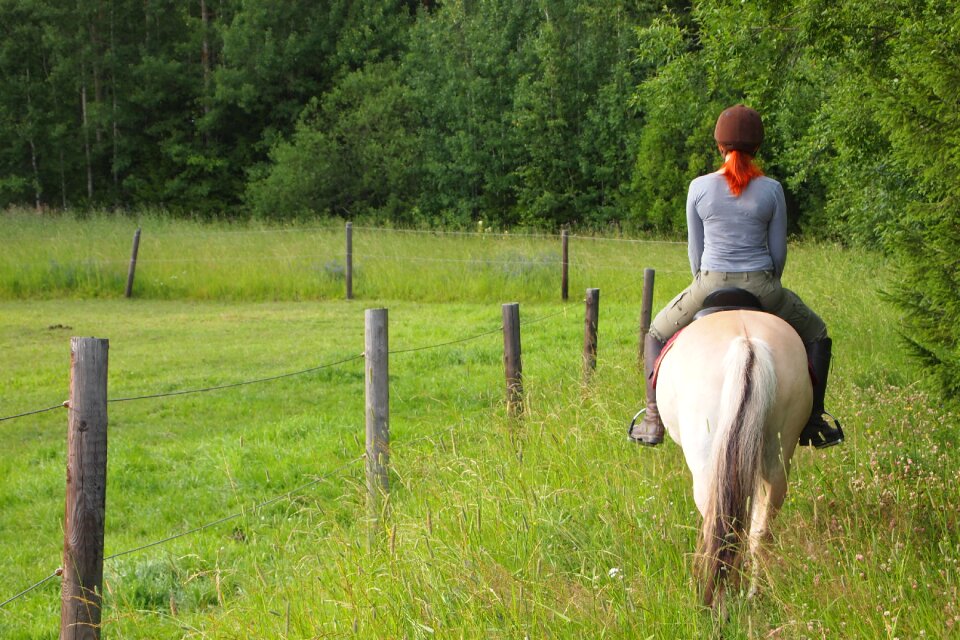 Ride girl countryside