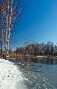 Landscape spring siberia photo