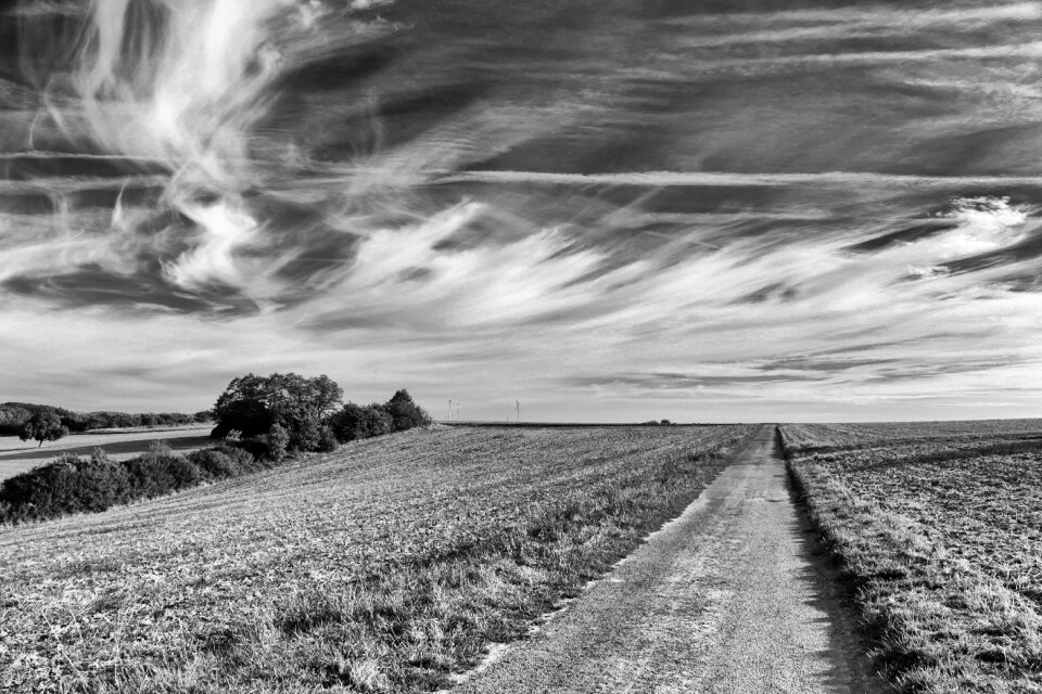 Nature clouds fields