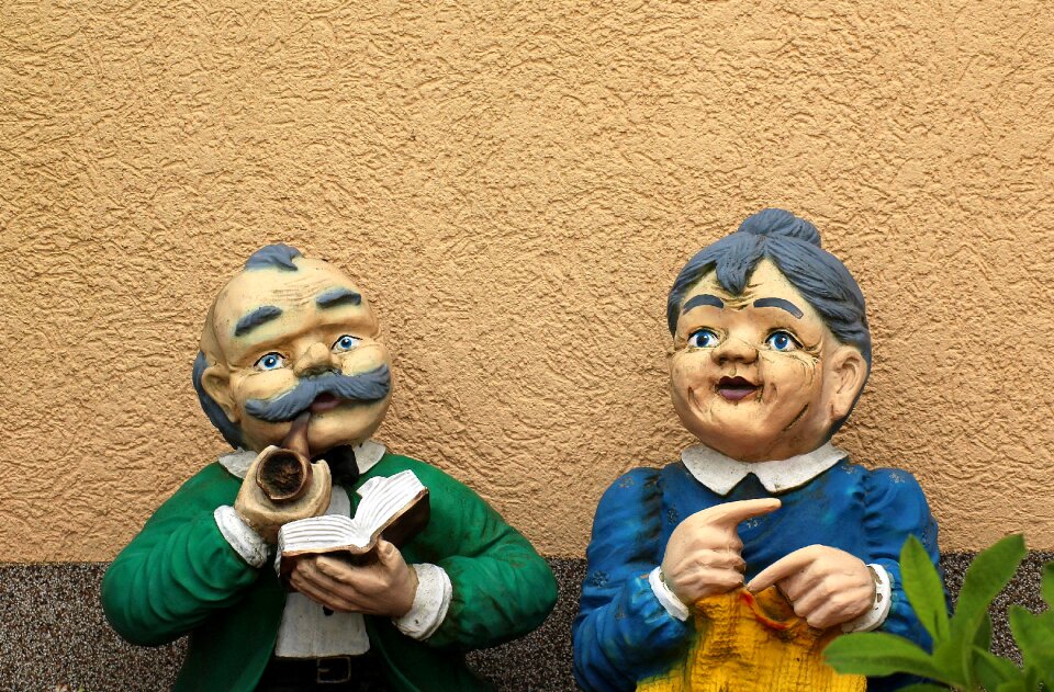 Grandpa ornament sculpture