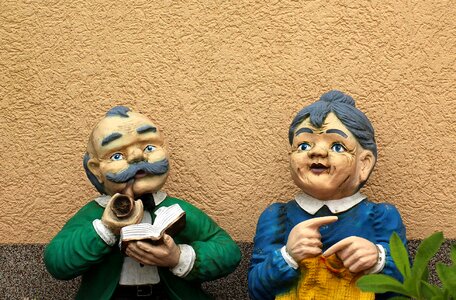 Grandpa ornament sculpture