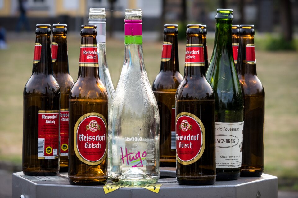 Beer bottles returnable bottle party