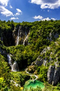 Cascade water nature