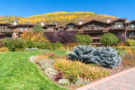 Colorado mountains architecture photo