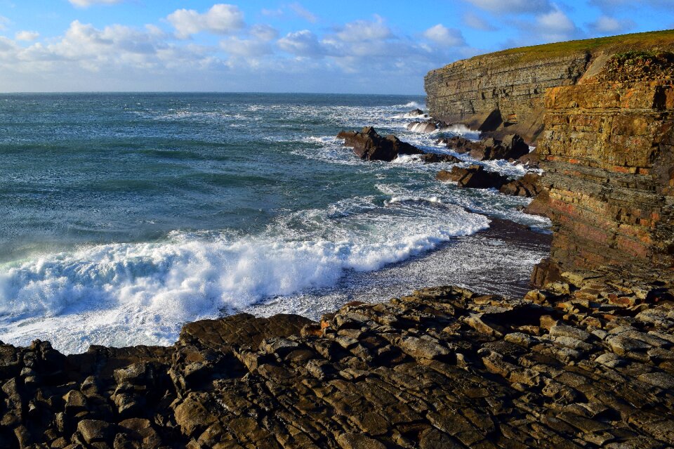 Rock west coast ireland photo