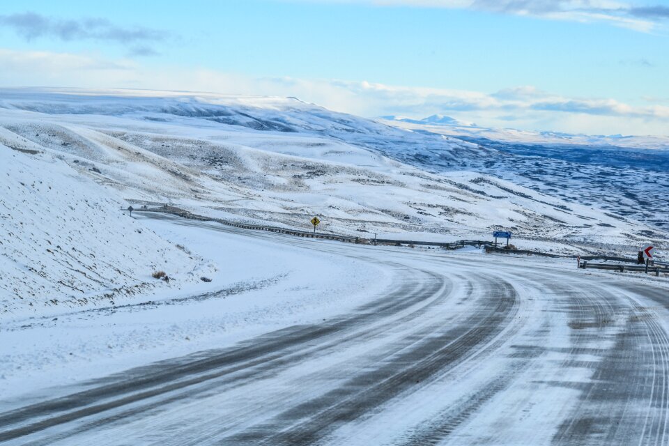 Road cold snow