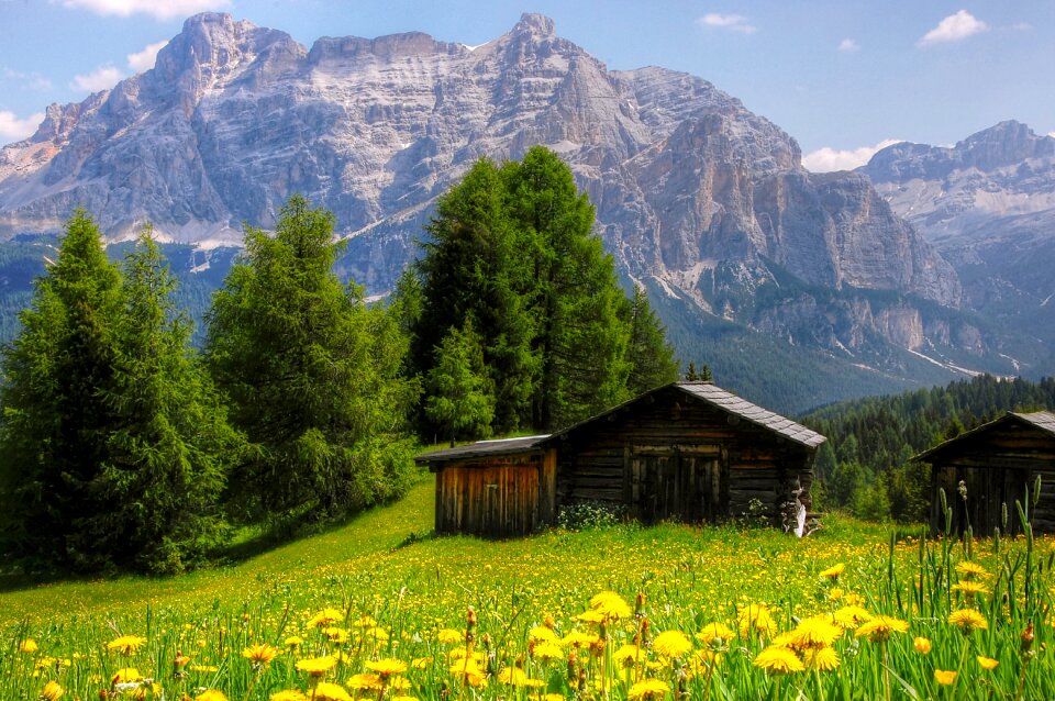 South tyrol alpine view