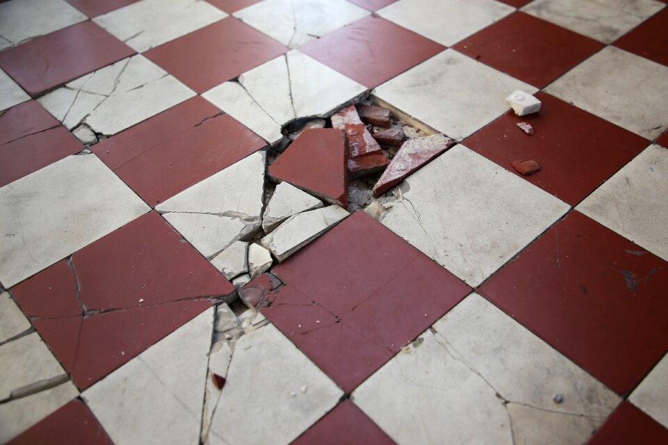 Ceramic tile lost places