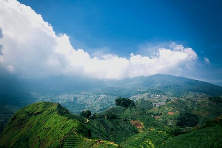 Sky mountain terraces photo