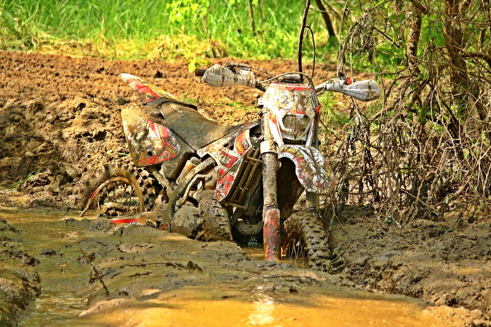 Dirt dirtbike motorcycle