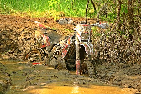 Dirt dirtbike motorcycle
