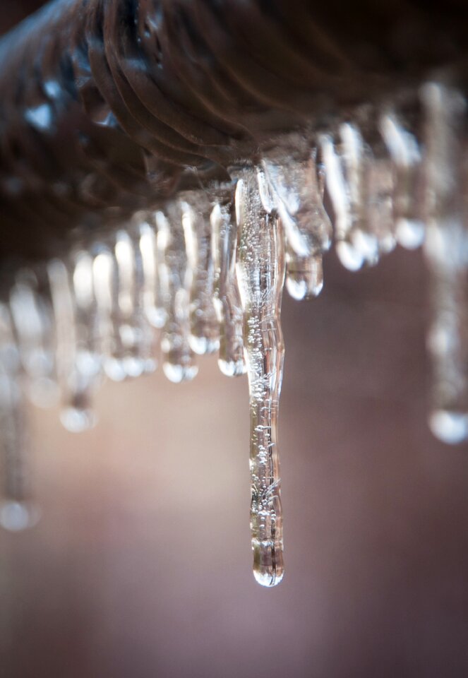 Cold frozen frost