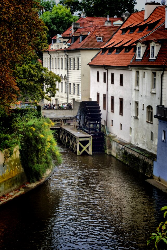 Water mill houses czech republic
