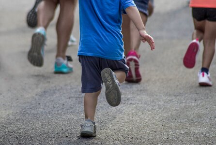 Sports runner calves