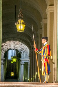 Guard catholic st peter's basilica