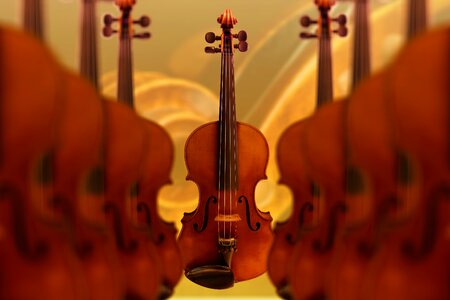 Blur violin stringed instrument