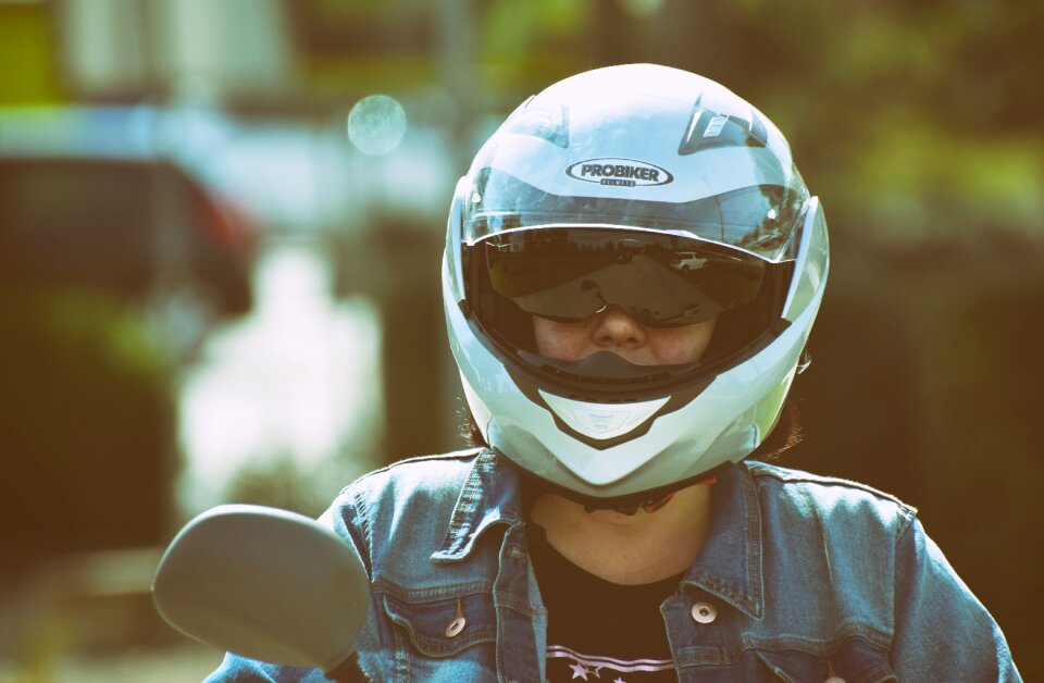 Security head protection motorcycle