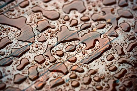Close up liquid wet photo