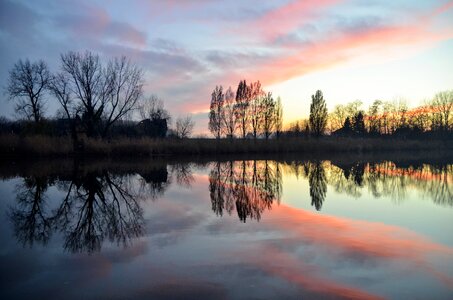 Landscape water surface lakeside