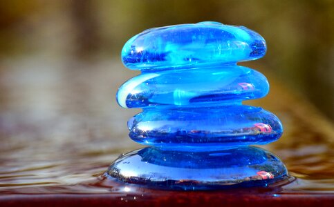 Glass glass blocks round