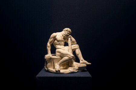 Marble statue museum antiquity