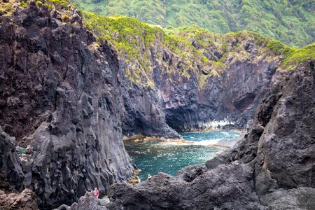 Geology volcanism formations prismatic