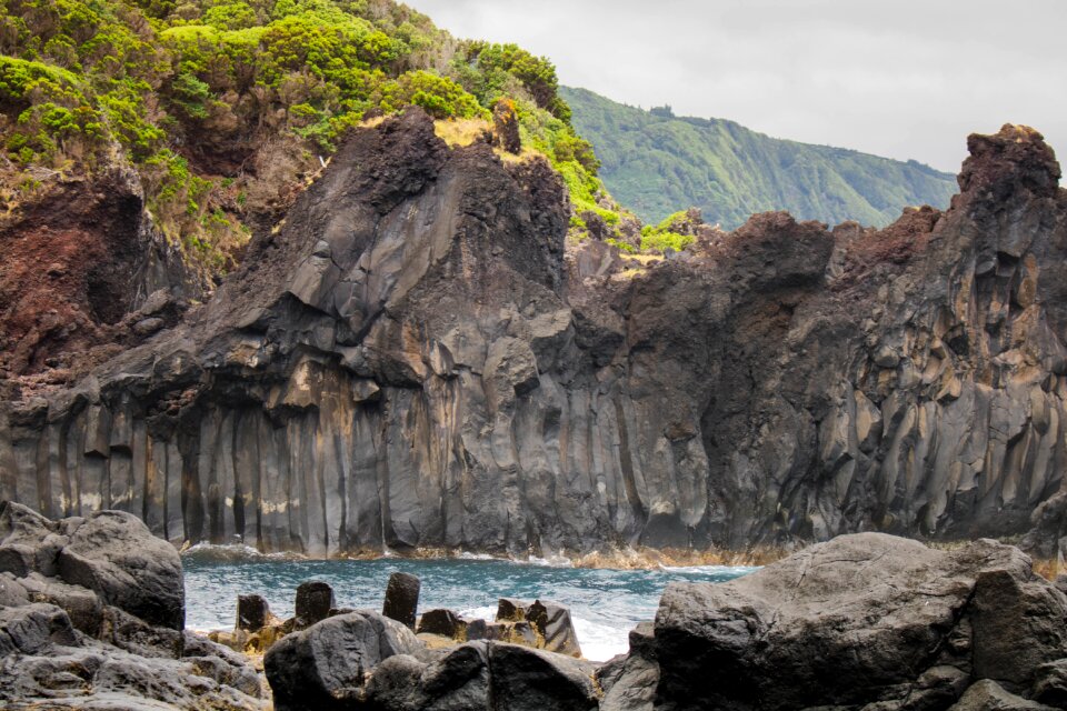 Geology volcanism formations prismatic
