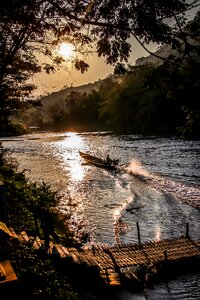 Landscape water trees