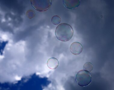 Cloudiness blow ball photo