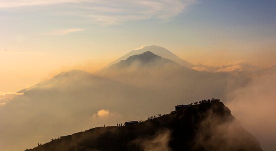 Mount agung bali indonesia photo