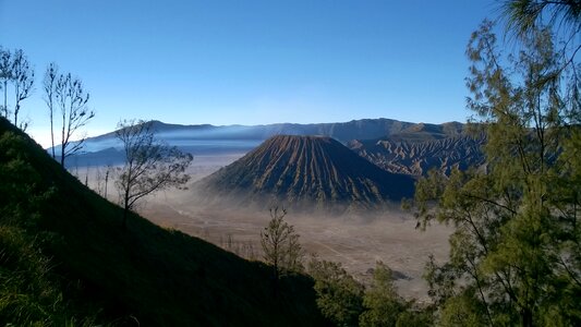 Cloth volcano sunrise