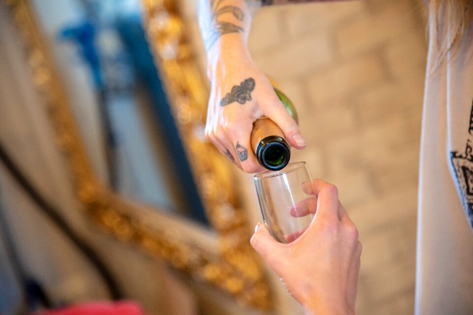 Party wedding wine