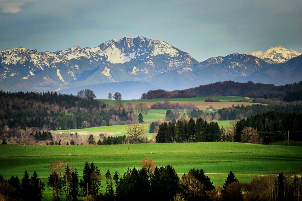 Landscape sky alpine photo