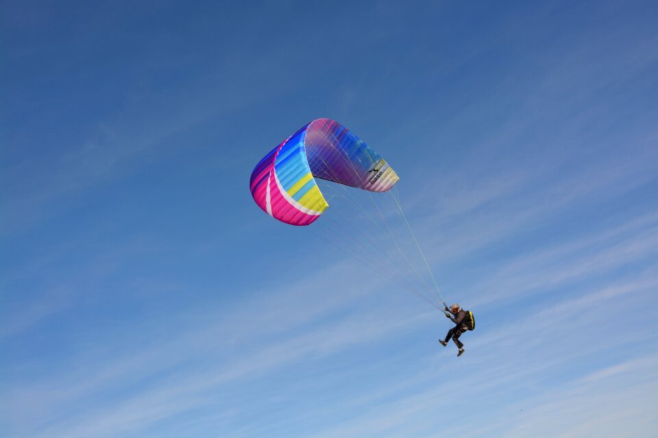 Sport adventure blue sky