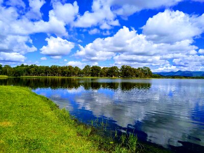 Nature lake sky