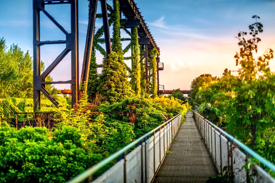Industrial industry abandoned