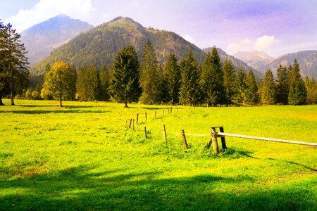 Mountains nature alpine