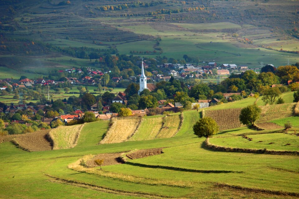 Landscape village village life
