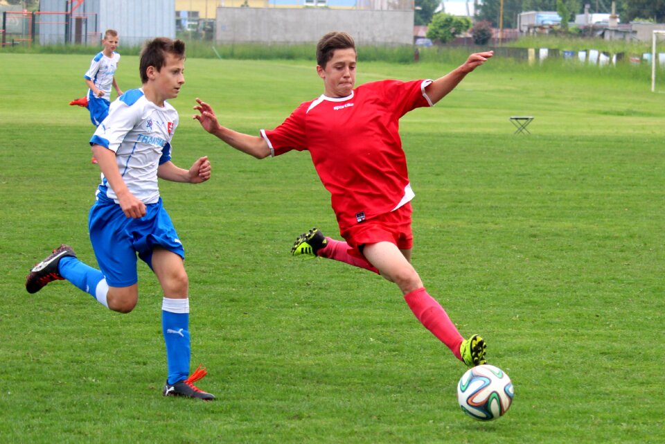 Match clash of the a duel for the ball