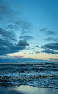 Evening wind water photo