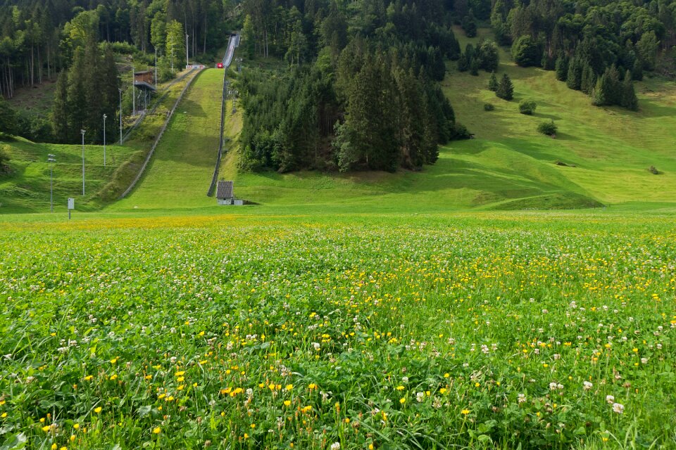 Hill ski jumping engelberg