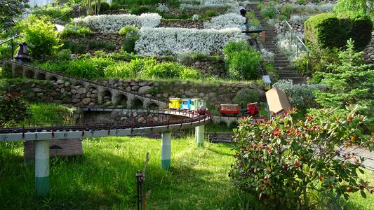 Model train building