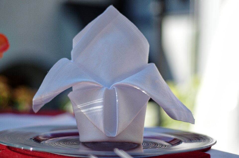 Napkin table wedding