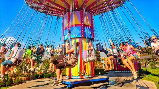 Color carnival lunapark