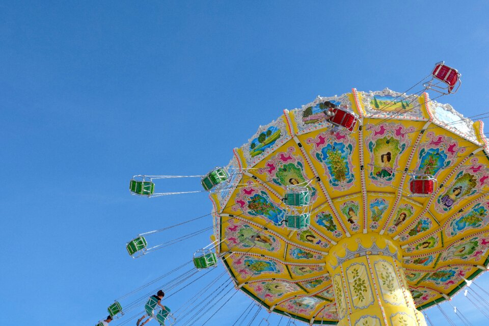Year market folk festival fairground